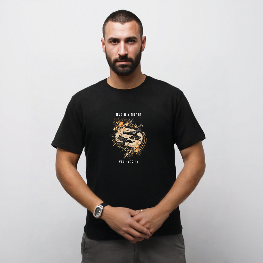 Remera Cuervos de Odin