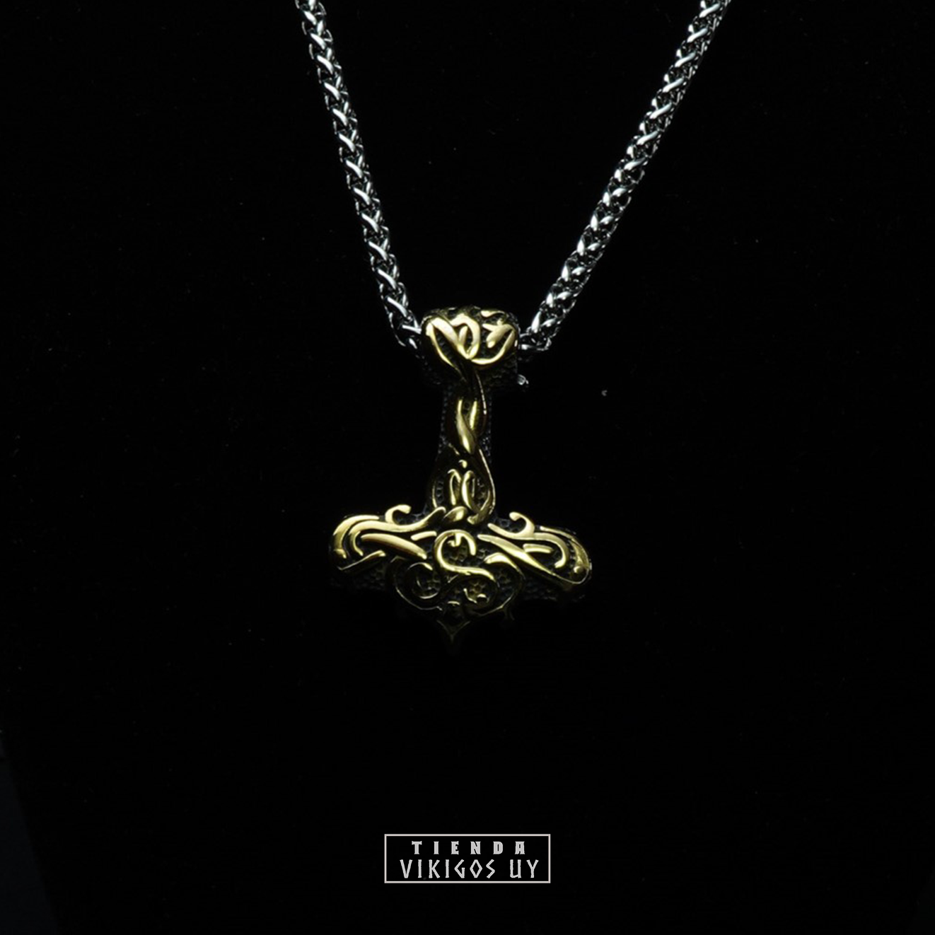 Collar Fuerza Intricada Oro
