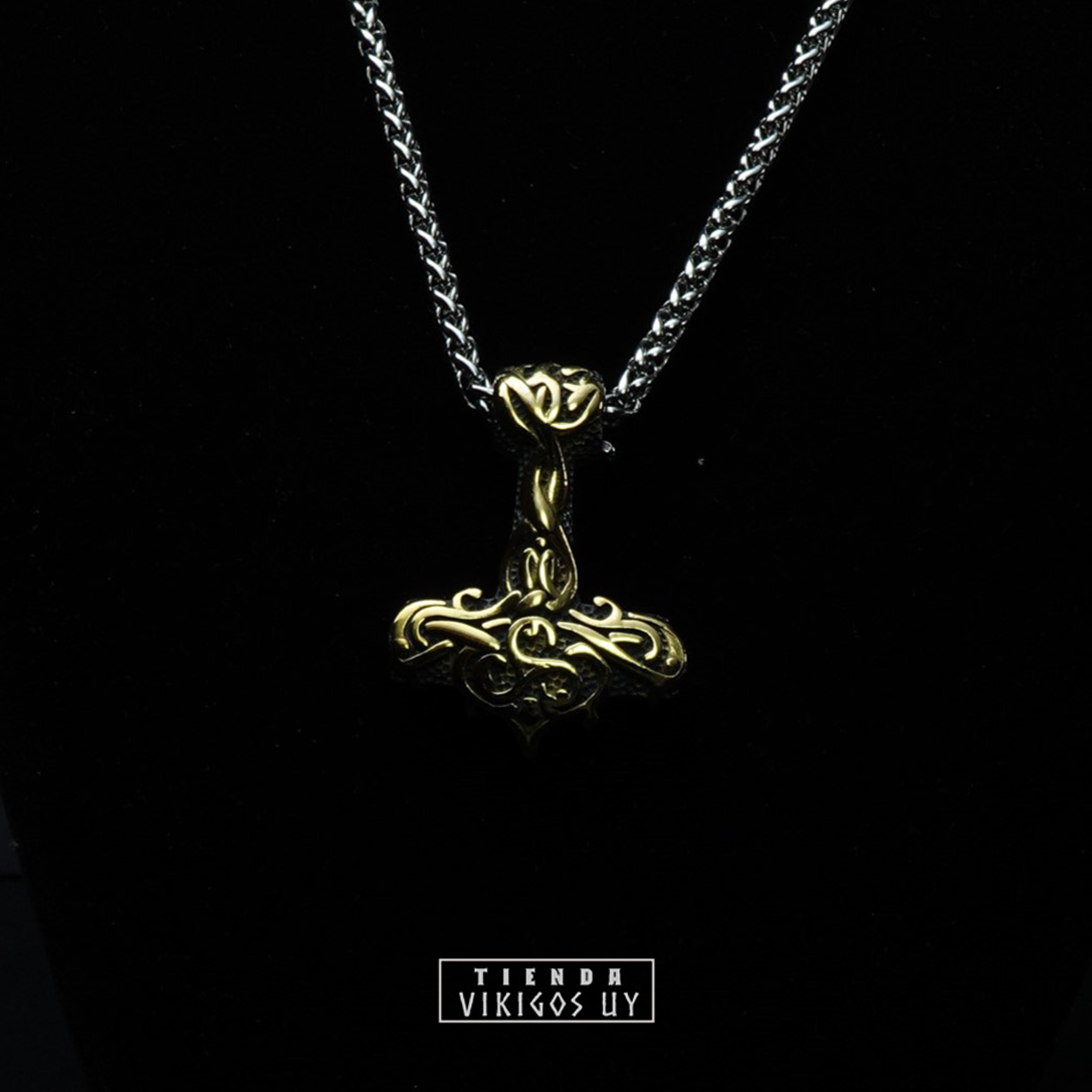 Collar Fuerza Intricada Oro