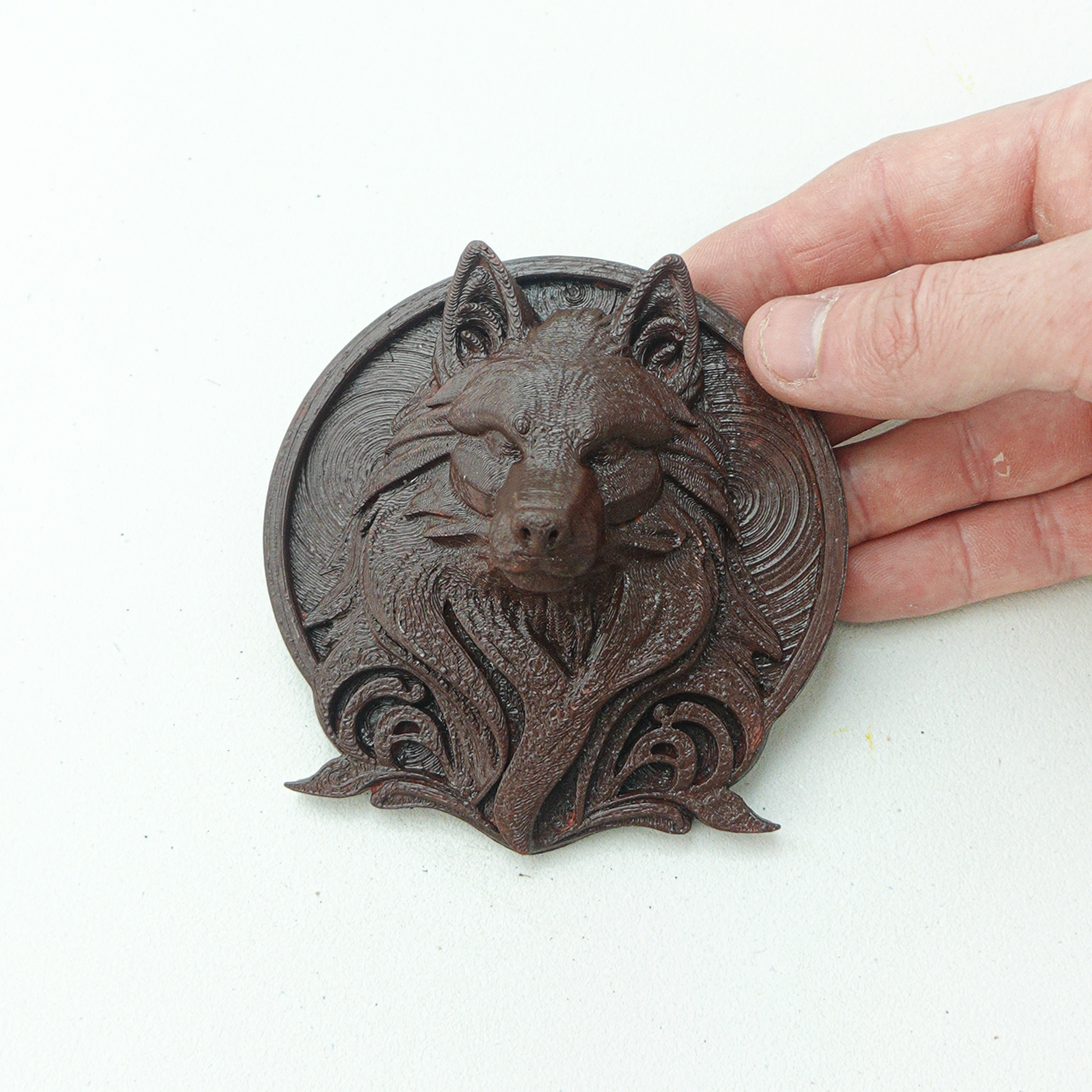 Lobo Placa Decorativa
