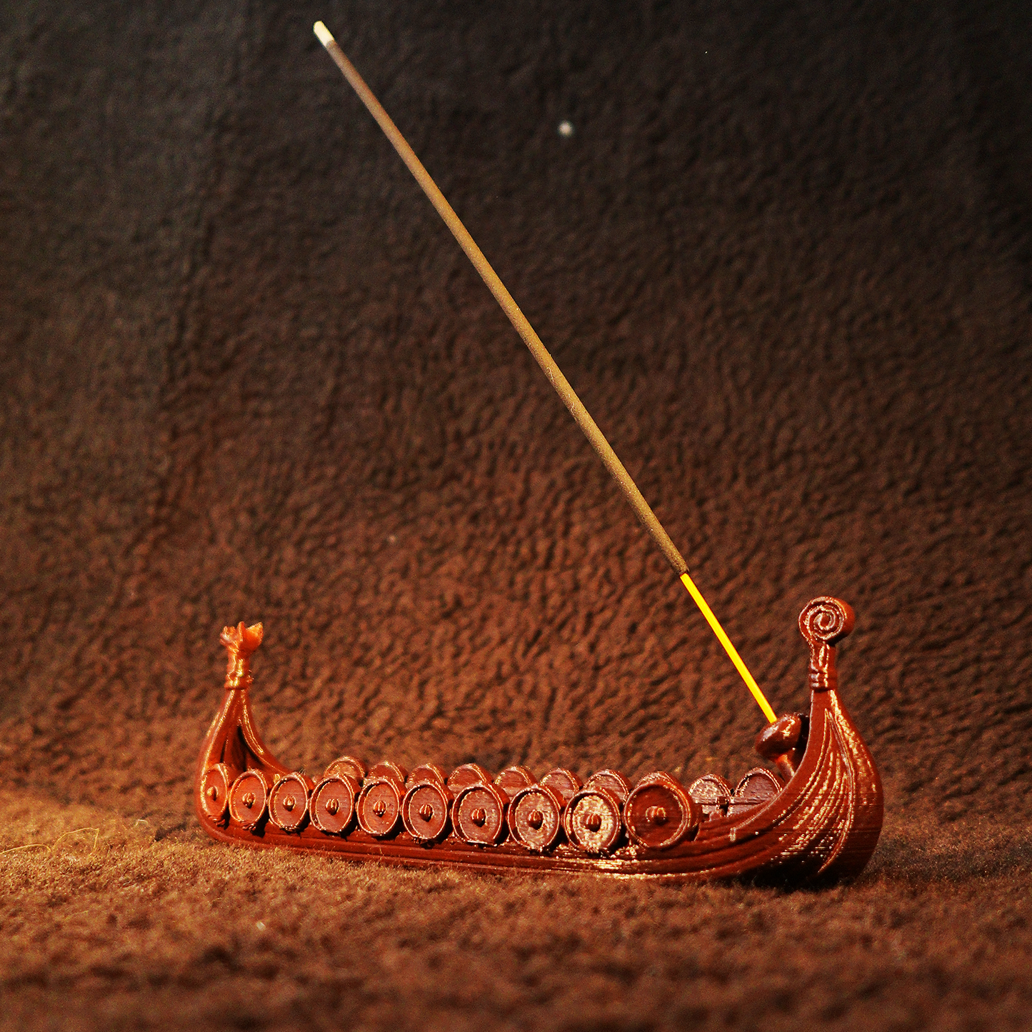 Porta Inciensos Drakkar Vikingo