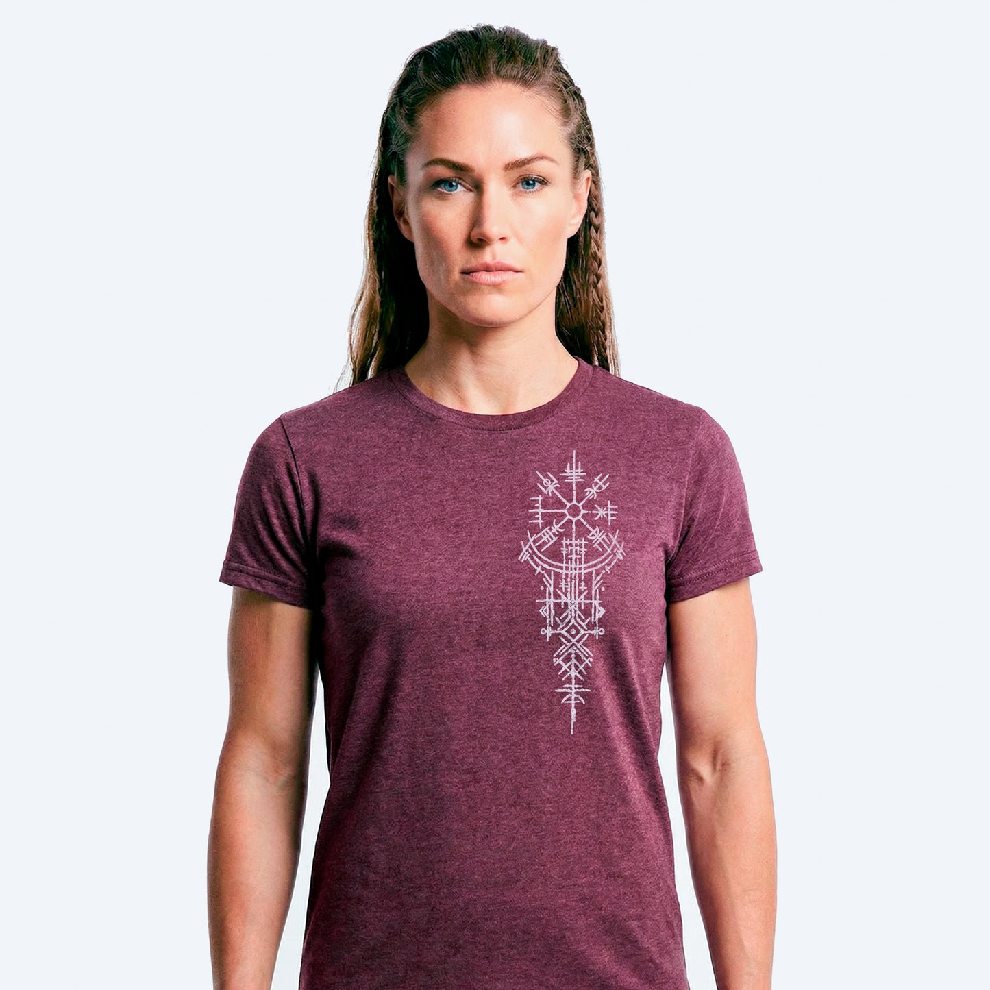 Remera Vegvisir Bordeaux
