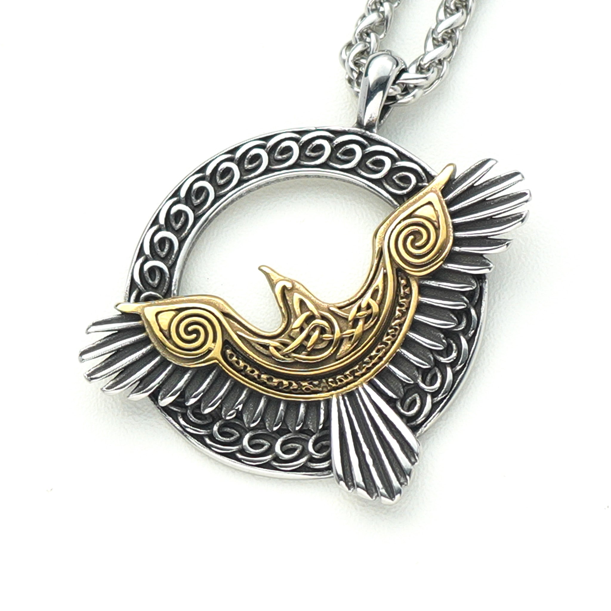 Cuenta Para Barba Vikinga - Bronce Con Diseño Triskelion