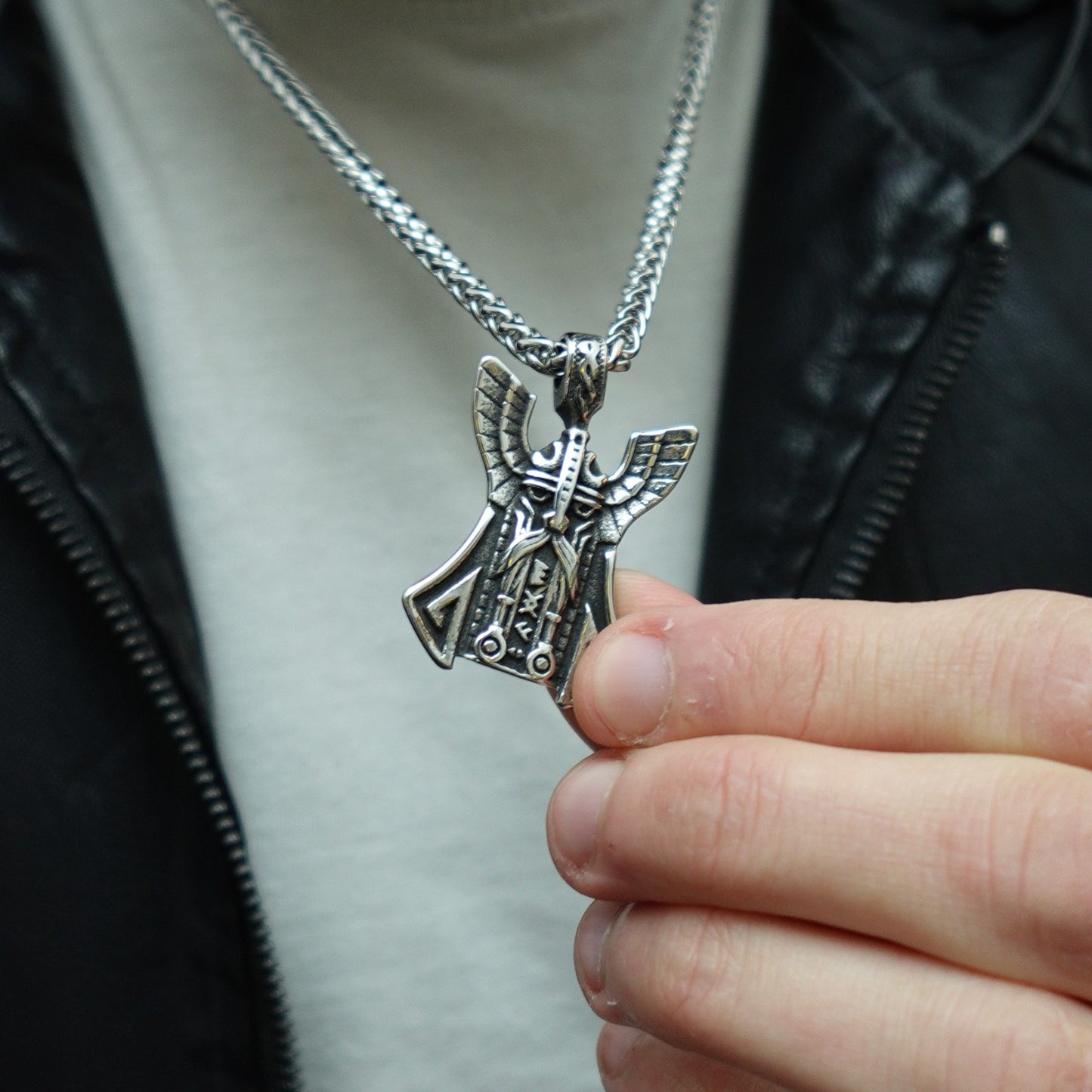 Collar Padre de Dioses Plateado