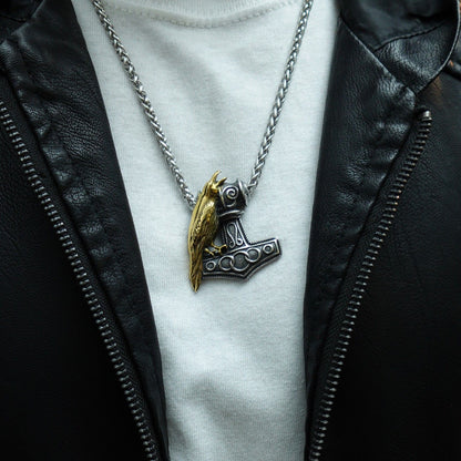 Collar Alas de Poder Oro