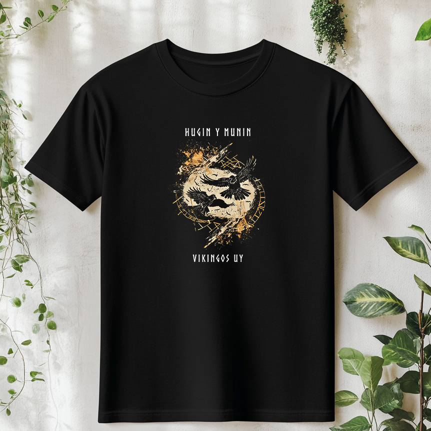 Remera Cuervos de Odin