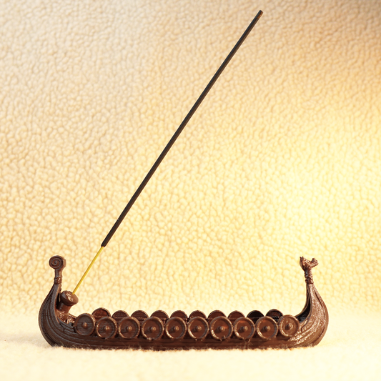 Porta Inciensos Drakkar Vikingo