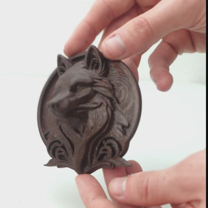 Lobo Placa Decorativa